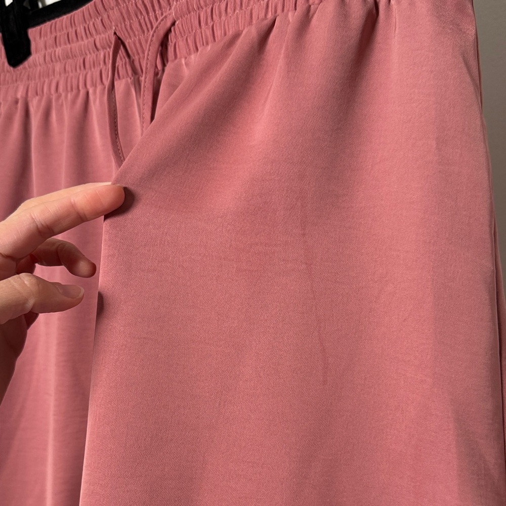 a new day Dusty Rose Midi Drawstring Skirt - Picture 2 of 4